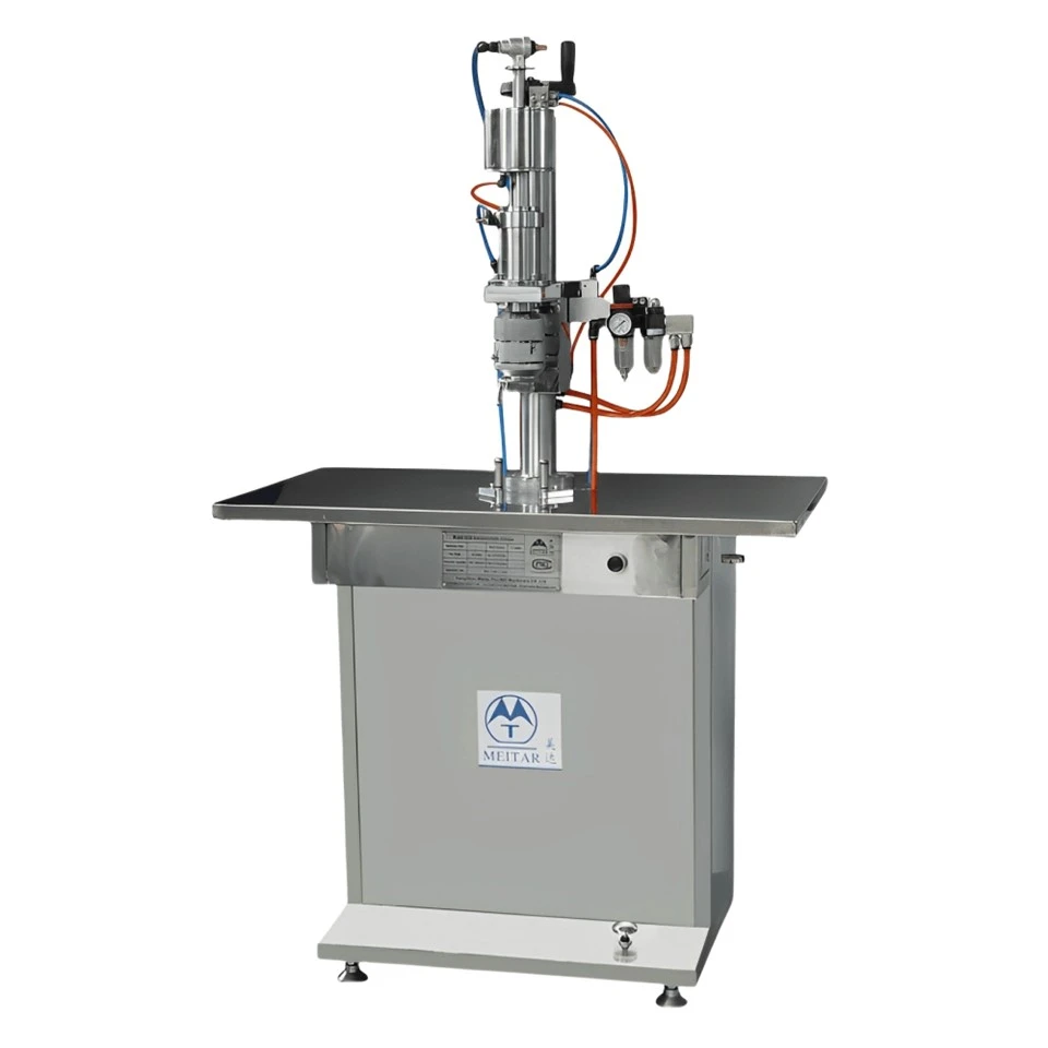 Aerosol Can Criimping Machine